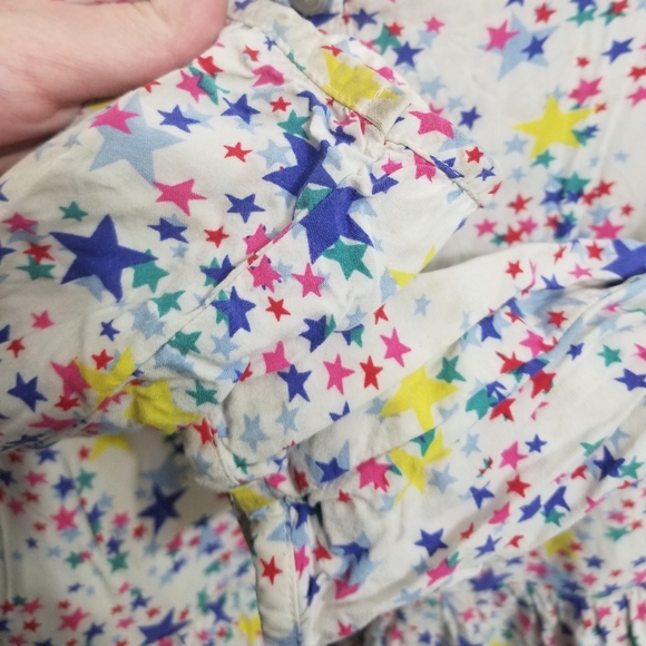 White w "Scattered Stars" dress- please read - Picture 7 of 7